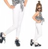 Girls long leggings for children Zoe white